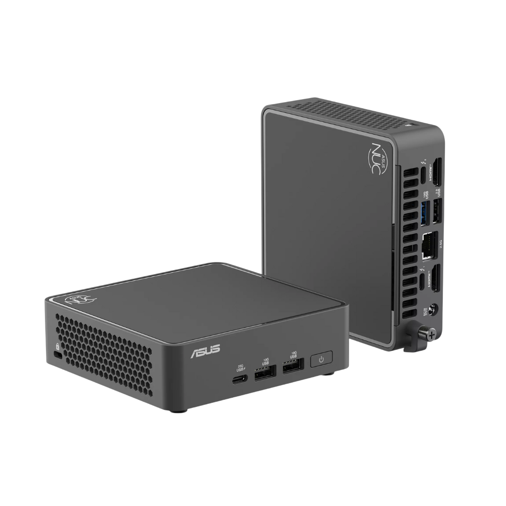 ASUS NUC 15 Pro RNUC15CRKU500003 – U5 225H ARCT GPU, Wi-Fi 7, BT 5.4 – Slim Barebone Mini PC