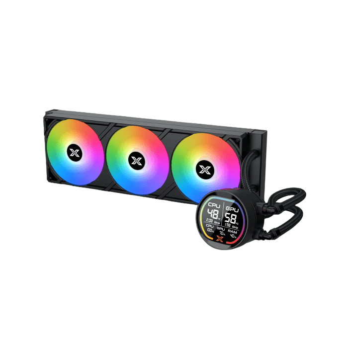XIGMATEK LK PRO 360 Digital AIO CPU Liquid Cooler – Black