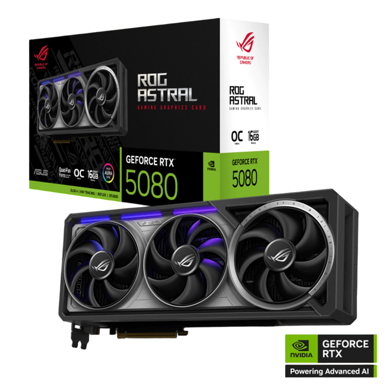 ASUS ROG Astral GeForce RTX 5080 16GB OC Gaming Graphics Card