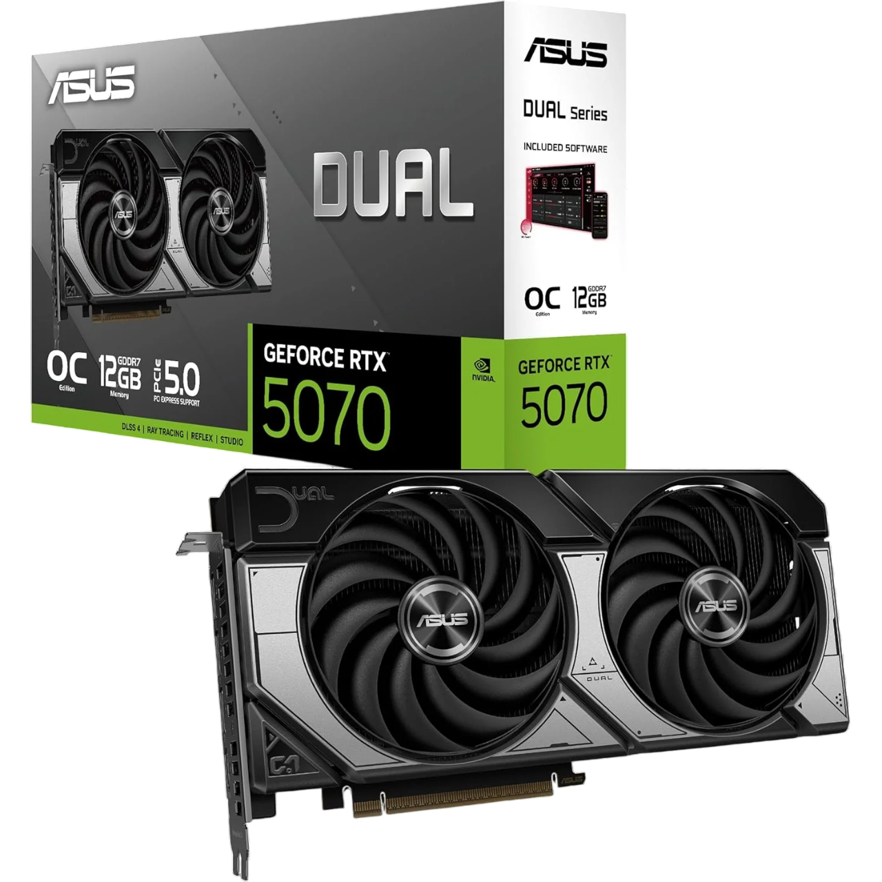 ASUS DUAL GeForce RTX 5070 12GB Gaming Graphics Card