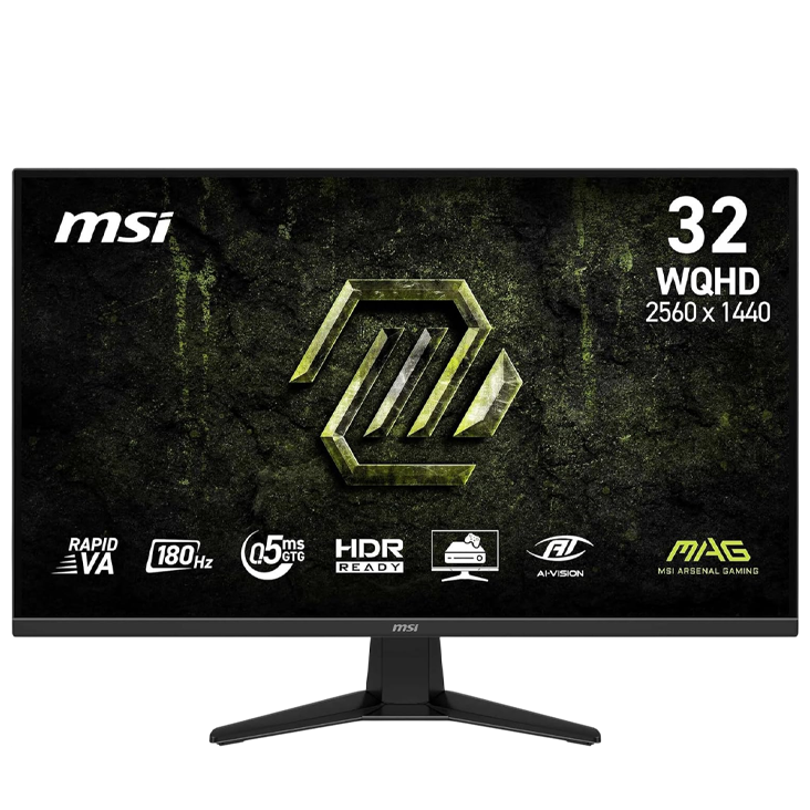 MSI MAG 325QF E18V 32" Gaming Monitor – QHD, 165Hz, 1ms, HDMI & DisplayPort