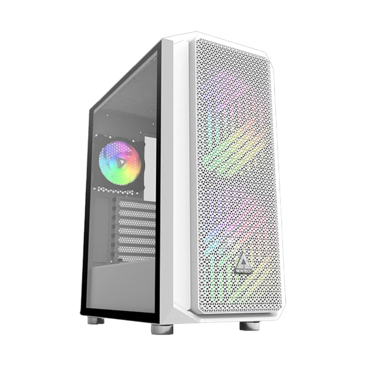 MONTECH AIR X White – ATX Mid-Tower High-Airflow Gaming Case