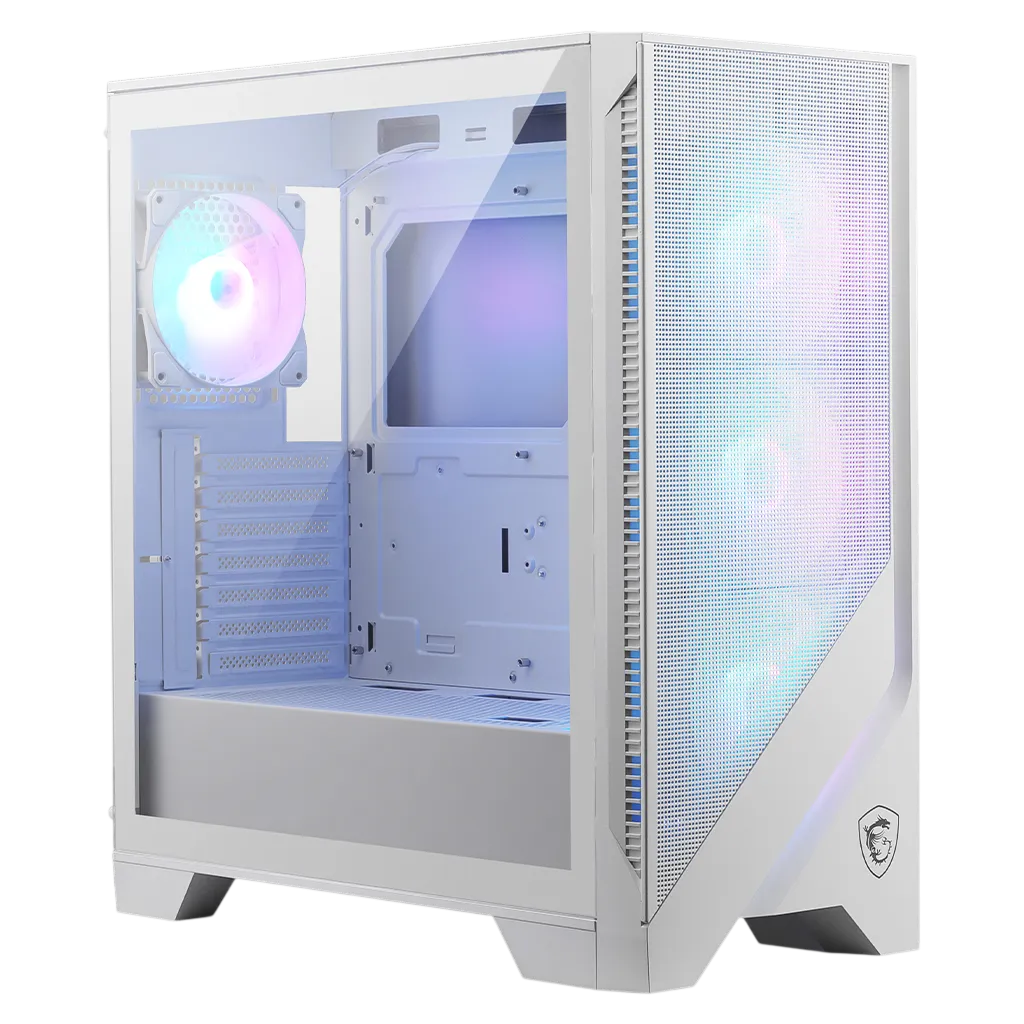 MSI FORGE 320R Airflow White – Mid-Tower Gaming PC Case