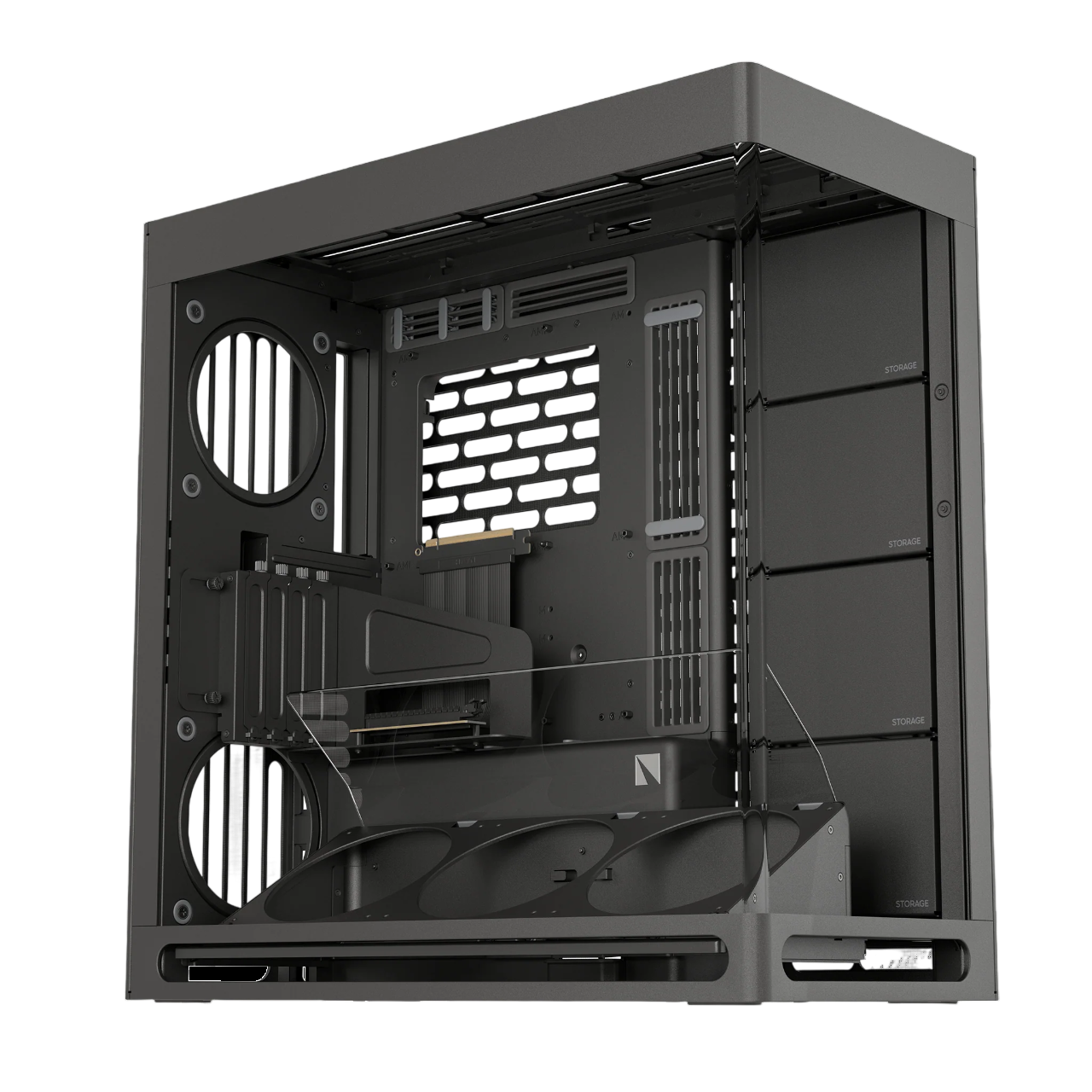 HAVN HS 420 Black – Mid-Tower Gaming PC Case