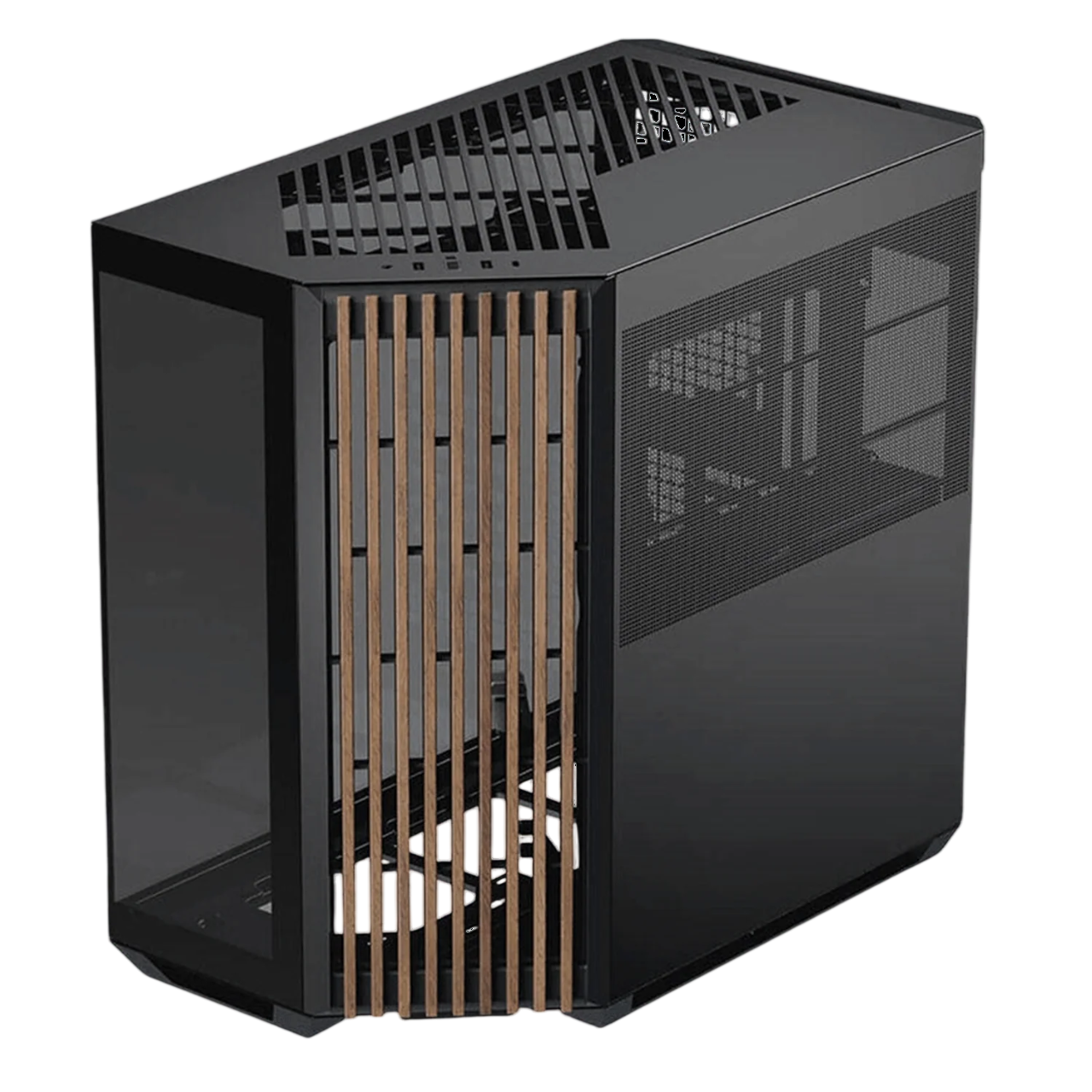 APNX V1 Dual-Chamber Mid-Tower ATX Gaming Case – Black