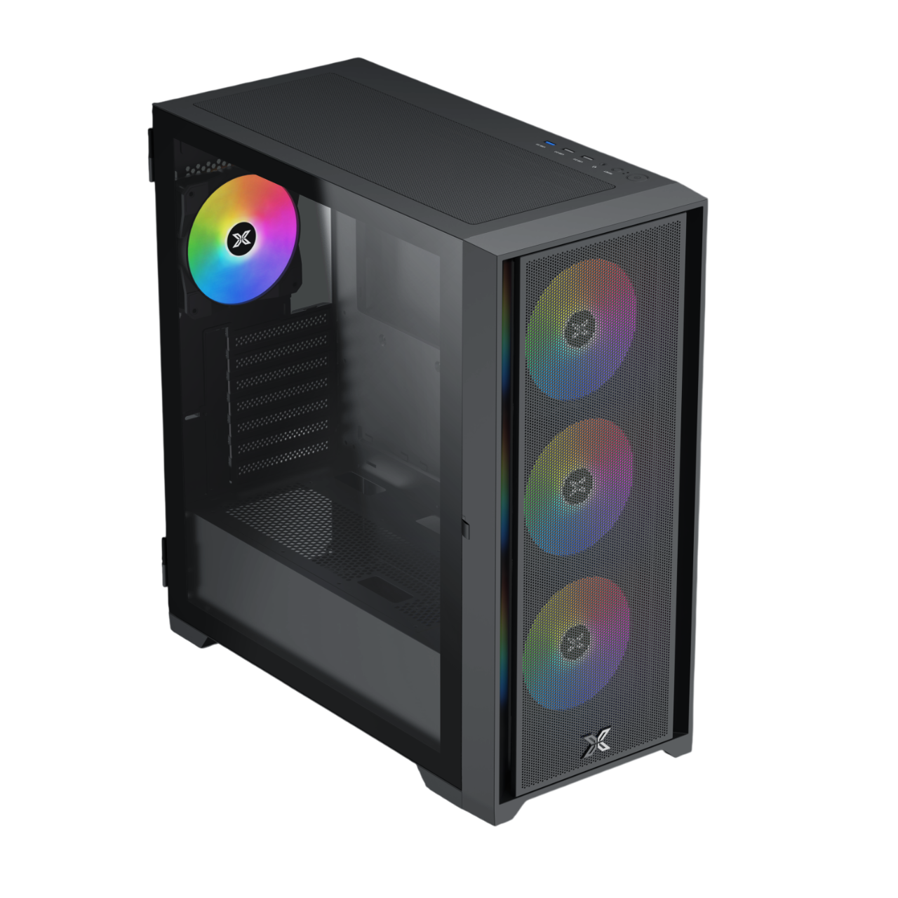 XIGMATEK MASTER X II ATX ARGB Mid-Tower Gaming Case – Black