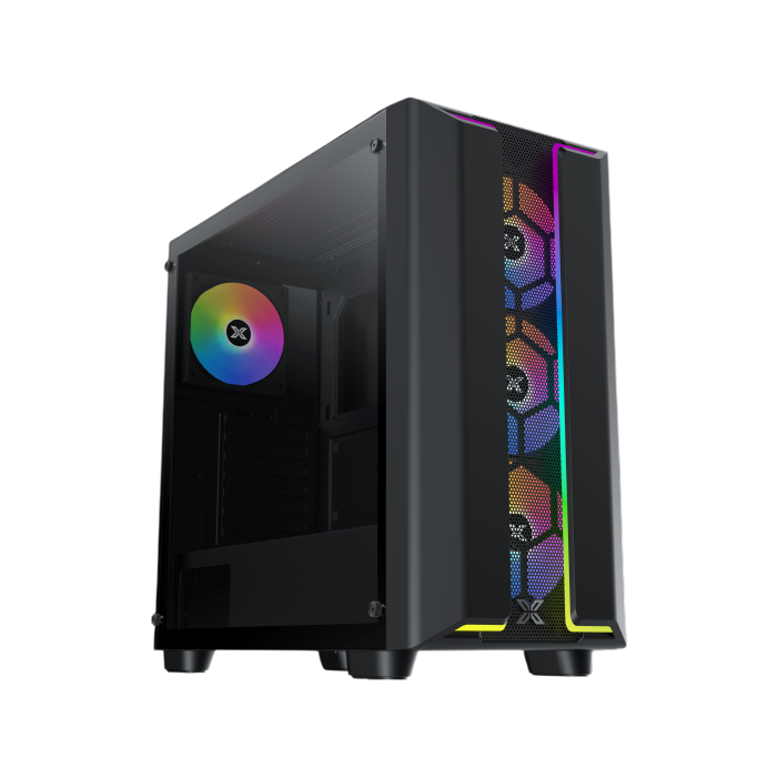 XIGMATEK Gaming Y Pro ATX Mid-Tower Gaming Case – Black