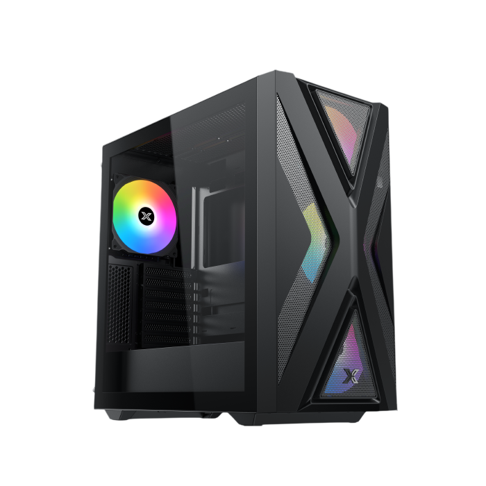 XIGMATEK Hyperion ATX Mid-Tower Gaming Case – Black