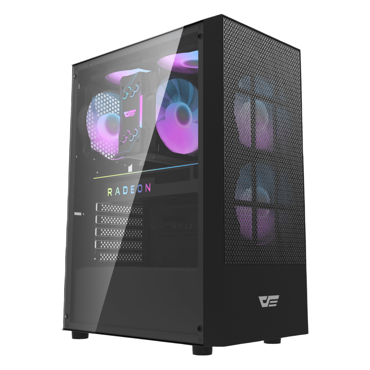 DARKFLASH A290 ATX Mid-Tower Gaming Case – Black