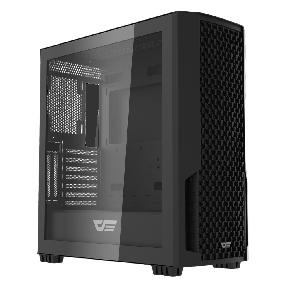 DARKFLASH DF2100 ATX Mid-Tower Gaming Case – Black