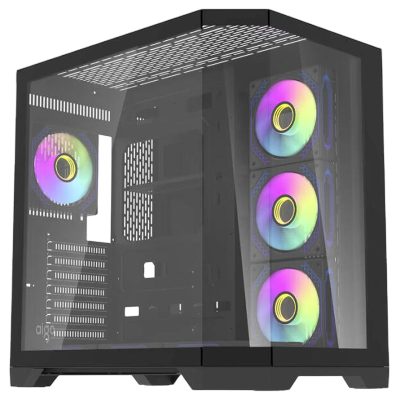 DARKFLASH FT418PRO ATX Gaming Case – Black