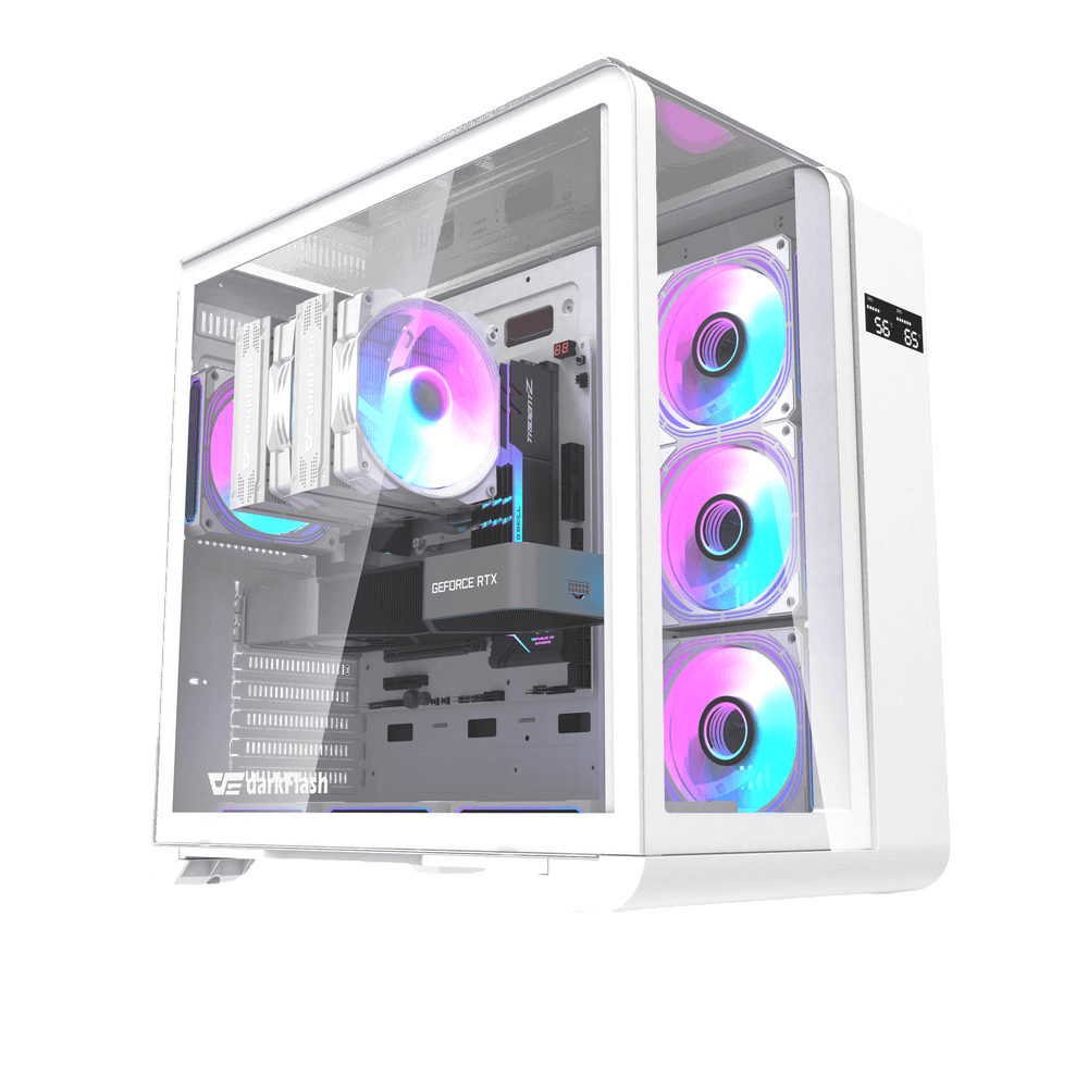 DARKFLASH L280 ATX Gaming Case – White