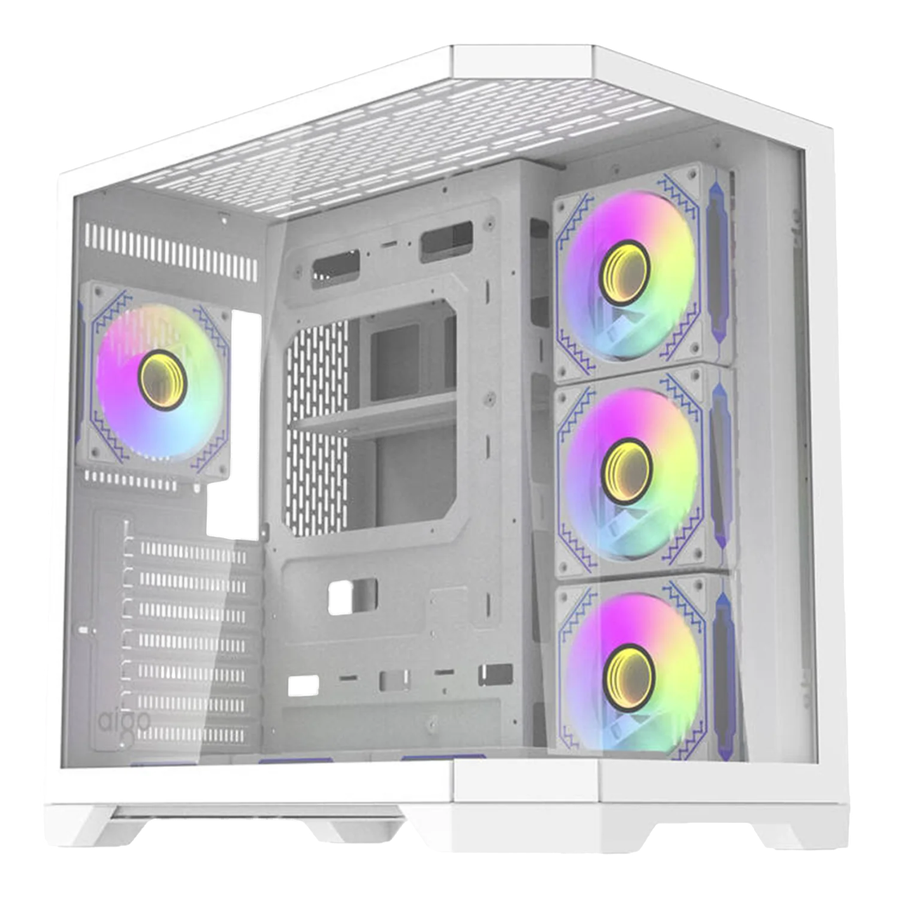 DARKFLASH FT418 PRO ATX Gaming Case – White