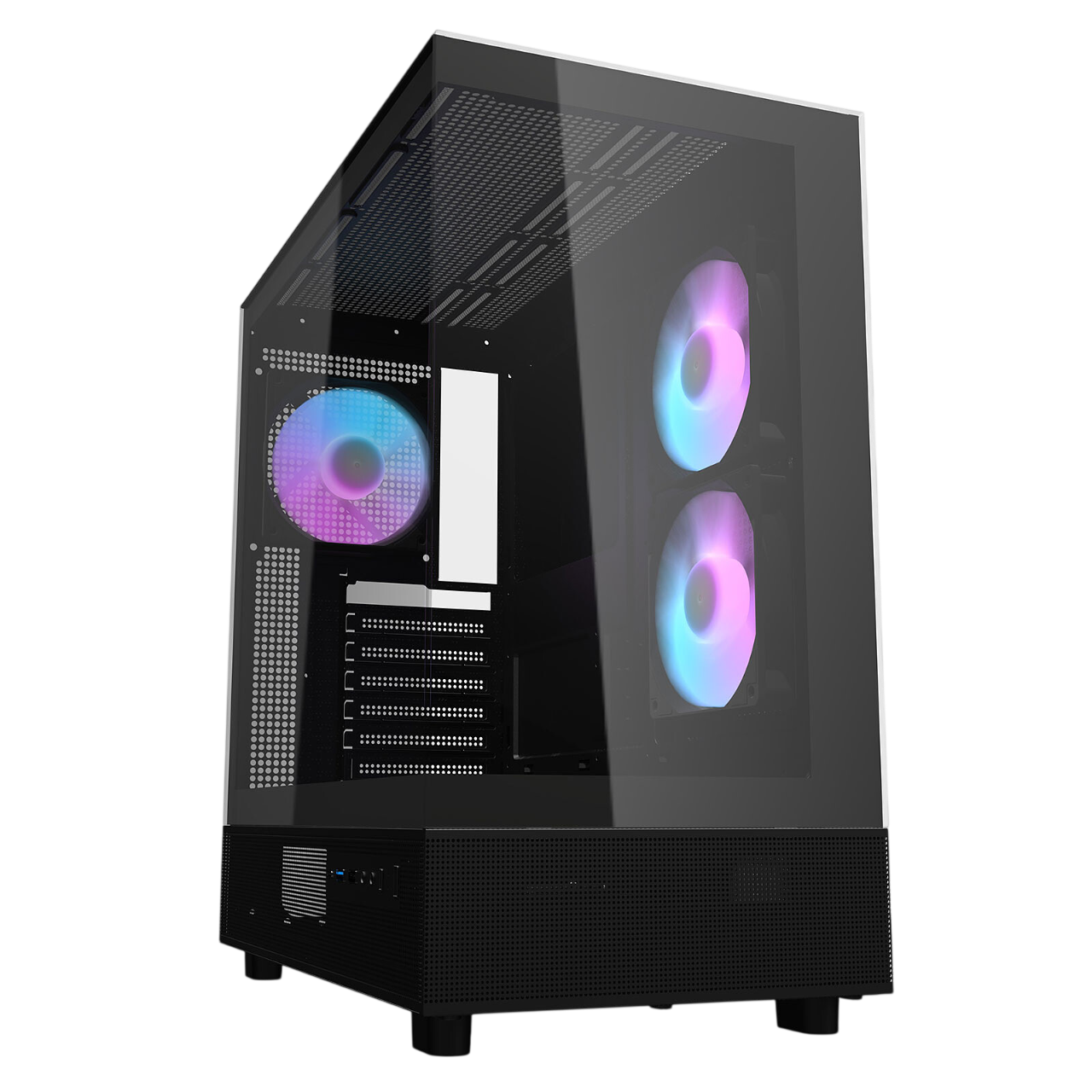 DARKFLASH DPX90 ATX Mid-Tower Gaming Case – Black