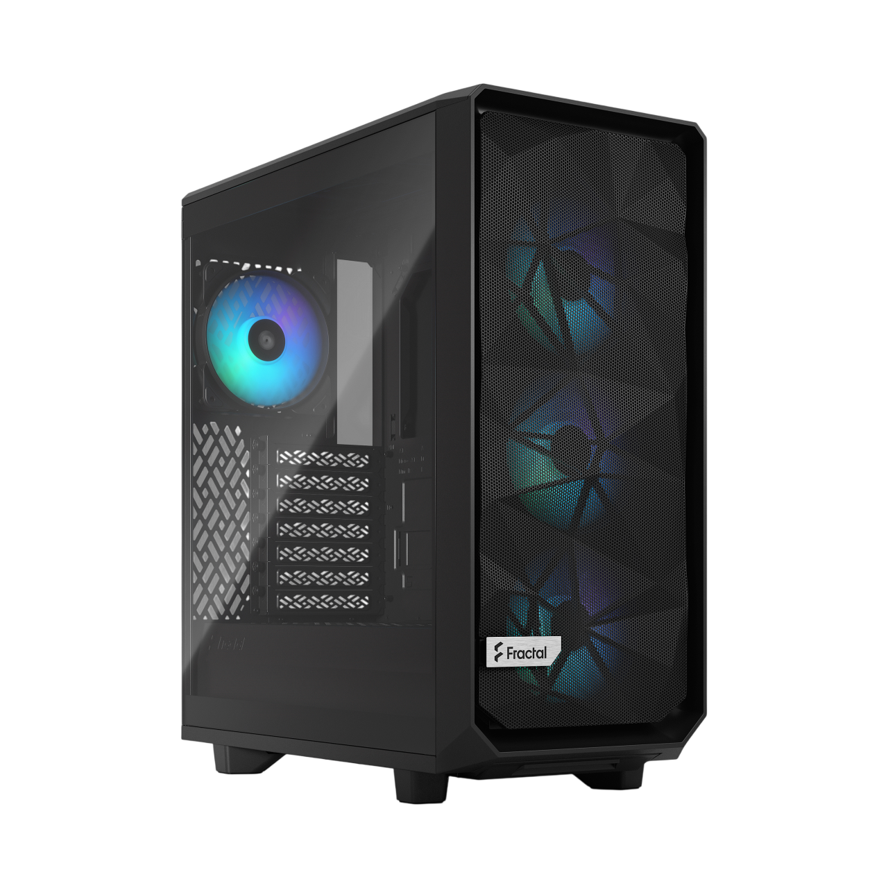 Fractal Meshify 2 Compact RGB Black Tempered Mid-Tower Case