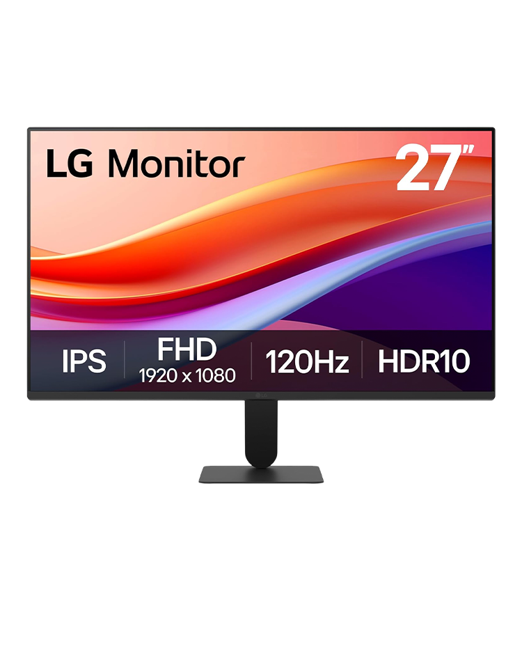 LG 27 INCH Full HD IPS Monitor – 120Hz HDR10, Slim Stand Design 27U411A-B.AMAQ