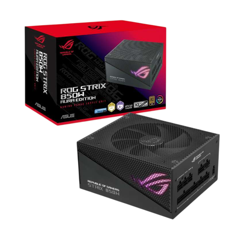 ASUS ROG Strix 850W Power Supply – 80 Plus Gold Fully Modular ATX PSU