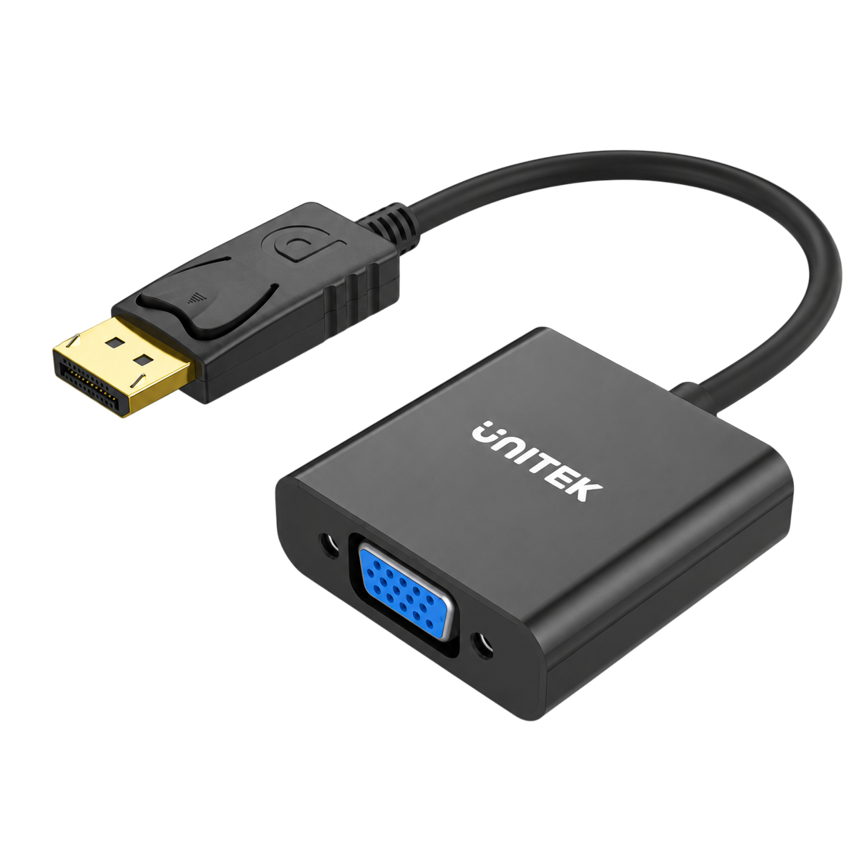 UNITEK DisplayPort to VGA Adapter – DP 1.1a to VGA, 1920×1200 (Y-5118E)