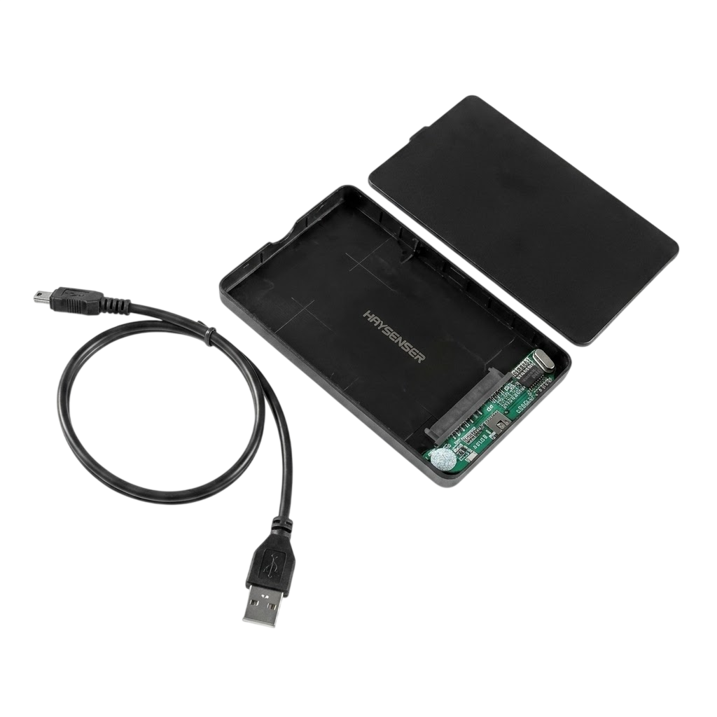 Haysenser USB 2.0 HDD Case – 2.5" SATA External Hard Drive Enclosure