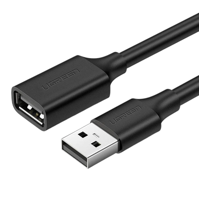 UGREEN USB 2.0 A Male to A Female Extension Cable – 3M, Black