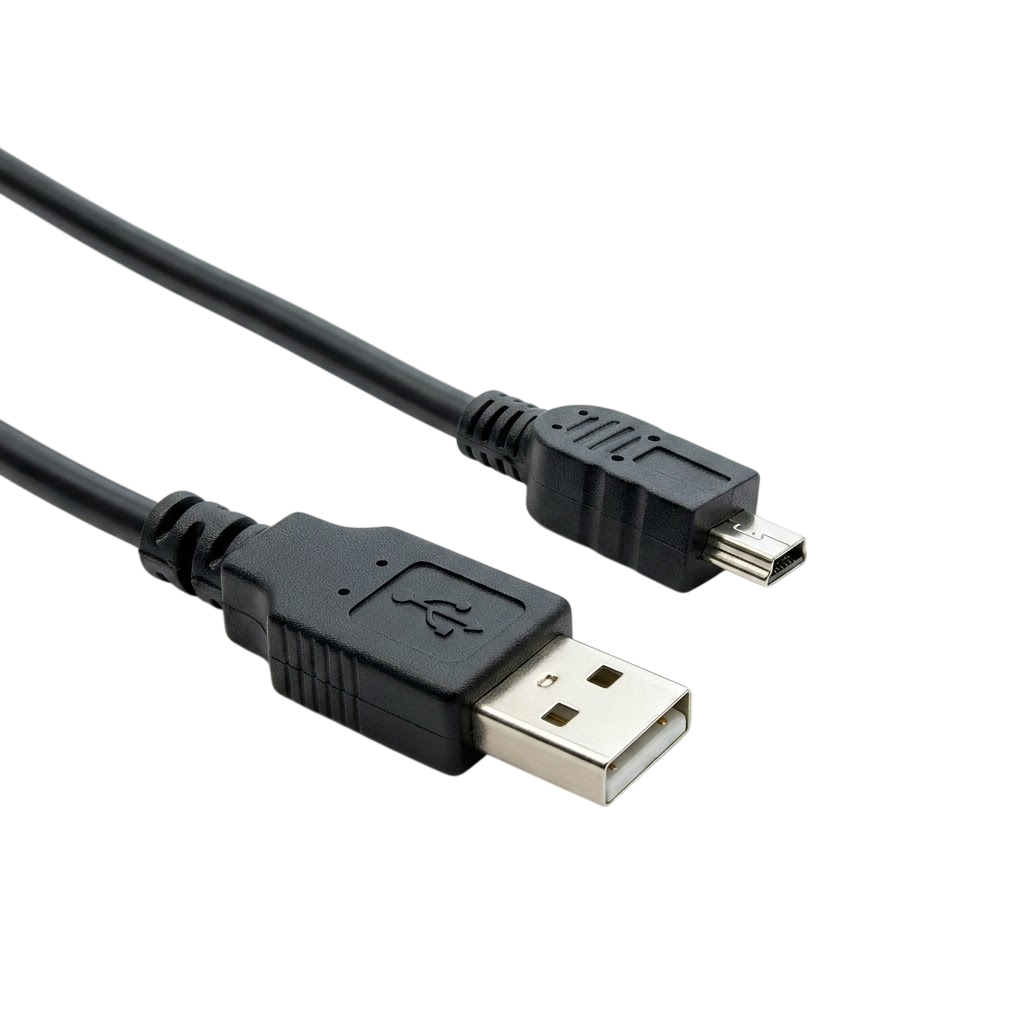 Haysenser USB 2.0 AM to Mini 5-Pin Cable – 0.5m Data & Charging Cable