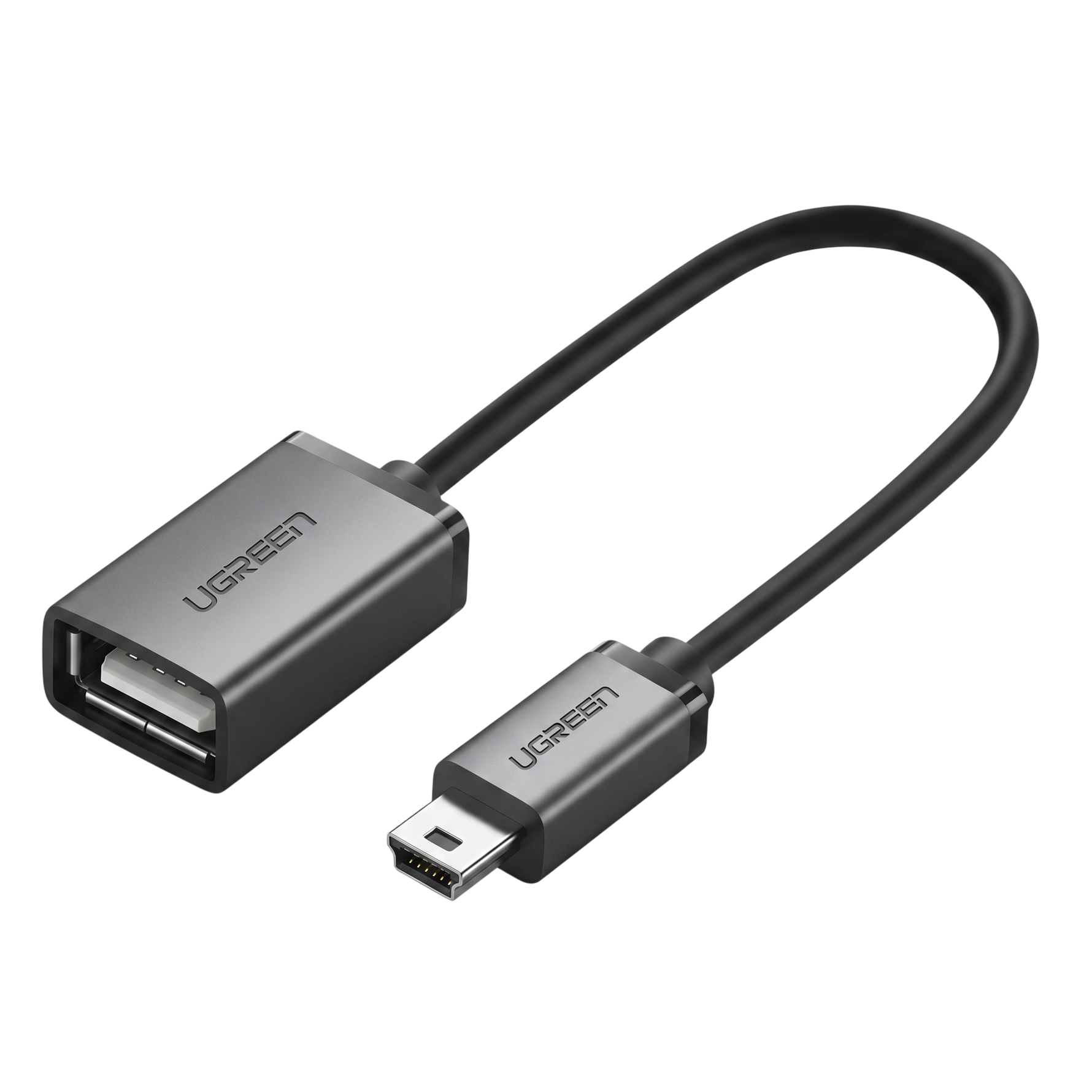 UGREEN Mini USB Male to USB Female OTG Cable – US249 (P/N 10383)