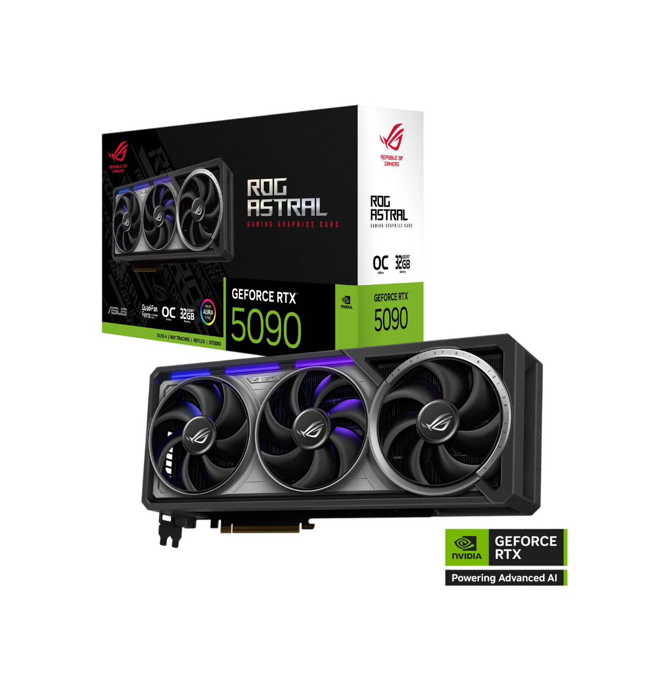 ASUS ROG Astral GeForce RTX 5090 32GB GDDR7 OC Edition Graphics Card