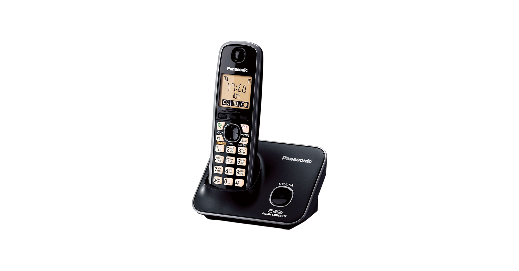 Panasonic KX-TG3711BX Cordless DECT Telephone – Black Single Handset with Caller ID