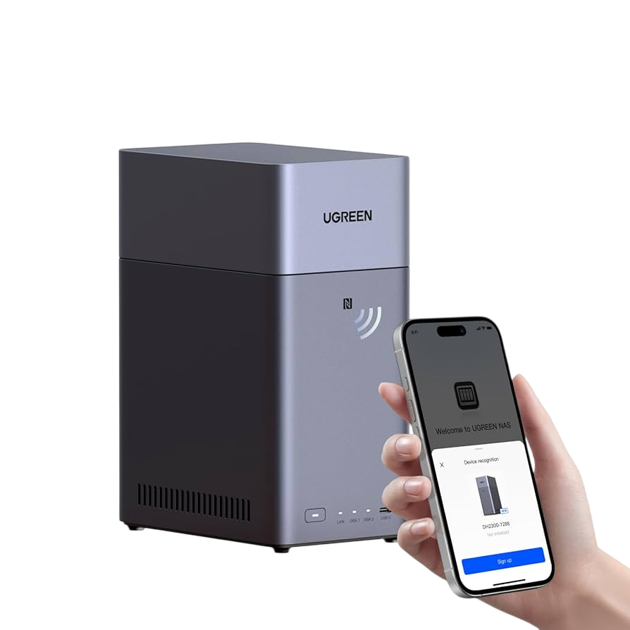 UGREEN NASync DH2300 2-Bay NAS Enclosure – Diskless Private Cloud Storage