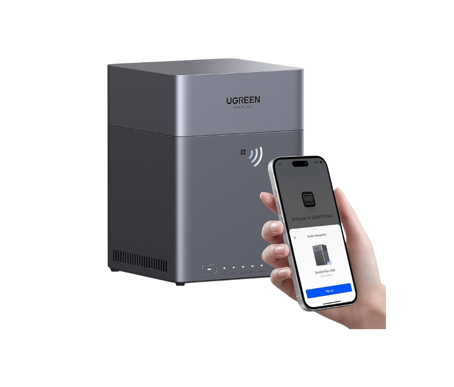 UGREEN NASync DH4300 Plus 4-Bay NAS Enclosure – Diskless Private Cloud Storage