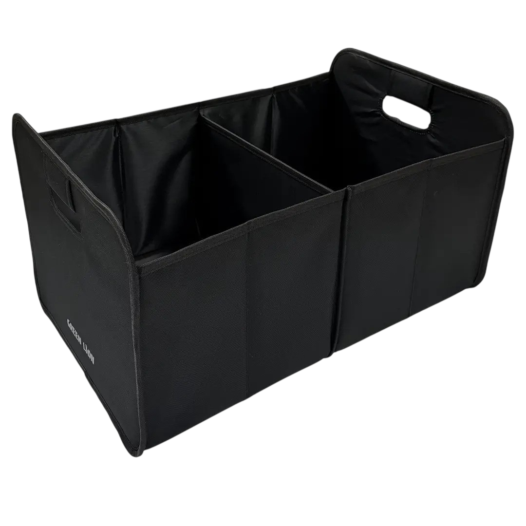 Green Lion Car Trunk Organizer 40L – GNCTRNK40LBK | Foldable Waterproof Car Boot Storage Bag with Multiple Compartments, Reinforced Handles & Space-Saving Design