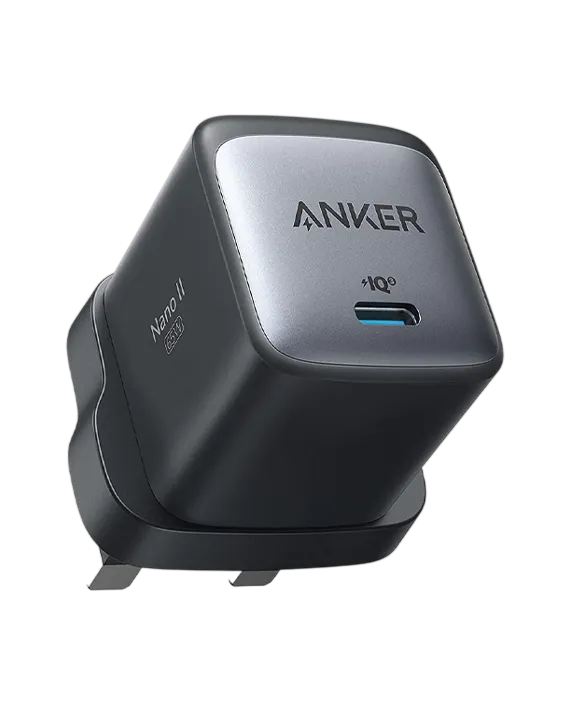 Anker Nano II 65W Charger A2663K11 – Ultra Compact GaN USB-C PD Fast Wall Charger (Black)