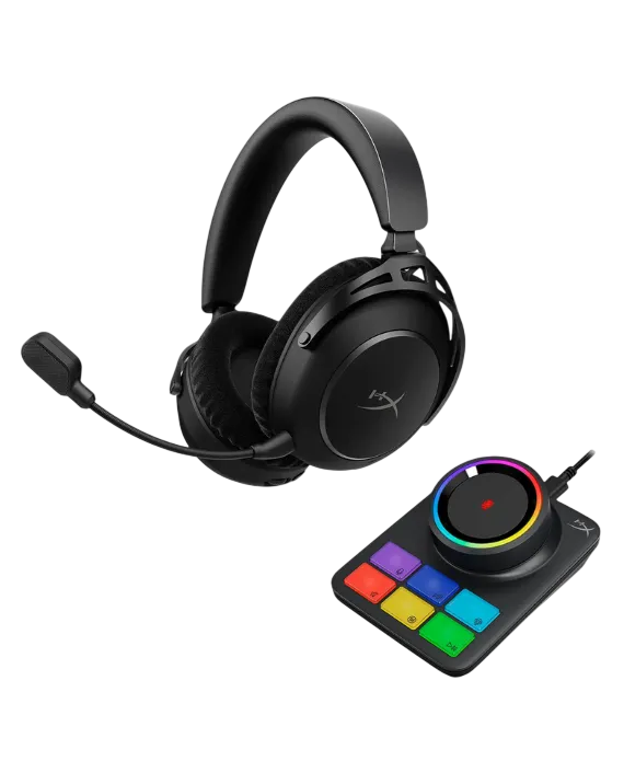 HyperX Cloud Alpha 2 Wireless Gaming Headset AJ5C7AA – Dual Chamber Drivers, Low-Latency Wireless Gaming Headphones (Black)