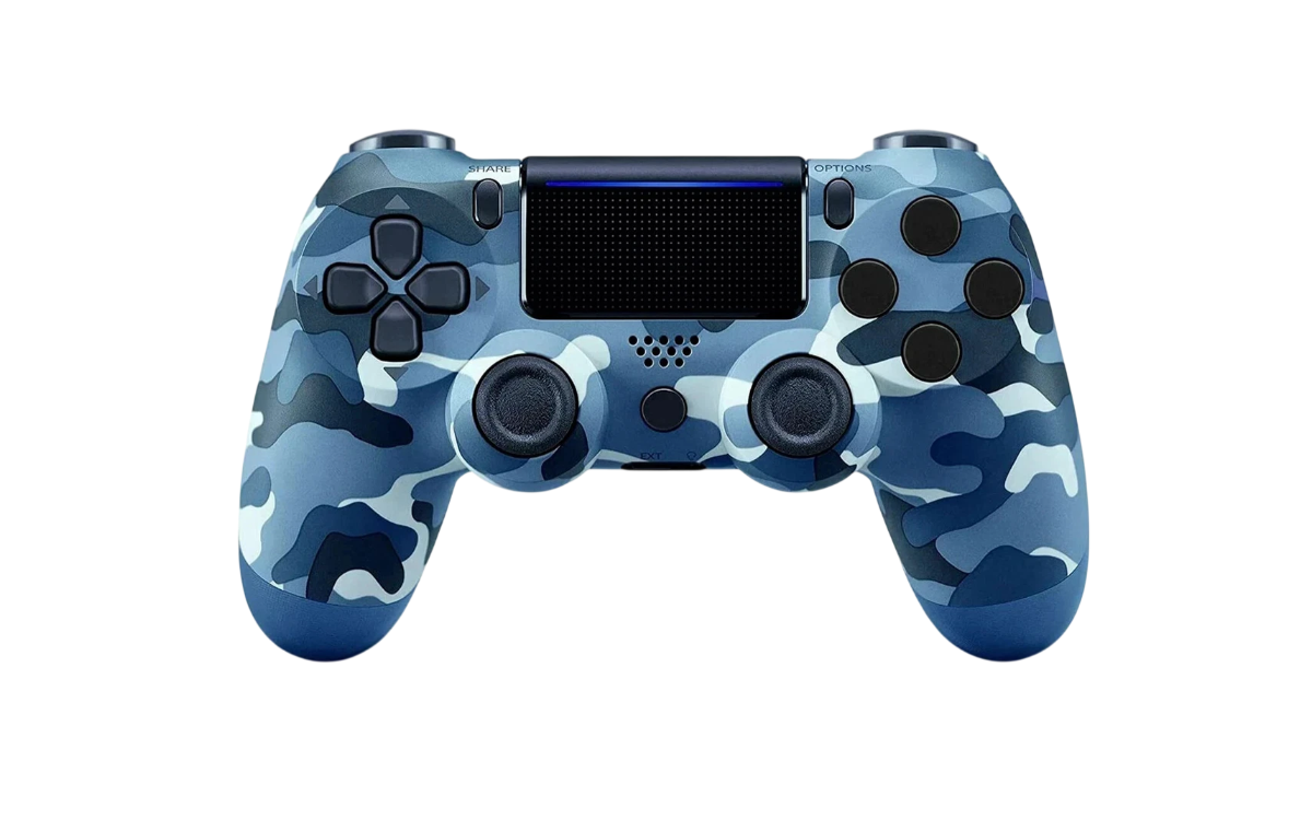 Microdigit Raider MD10WC PS4 Wireless Gaming Controller – Dual Shock, Motion Sensor & Touchpad Gamepad (Blue)