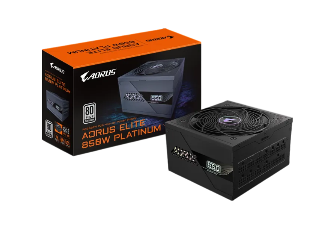 GIGABYTE AORUS ELITE P850W 850W 80 PLUS Platinum Fully Modular PCIe 5.1 ATX 3.1 Power Supply