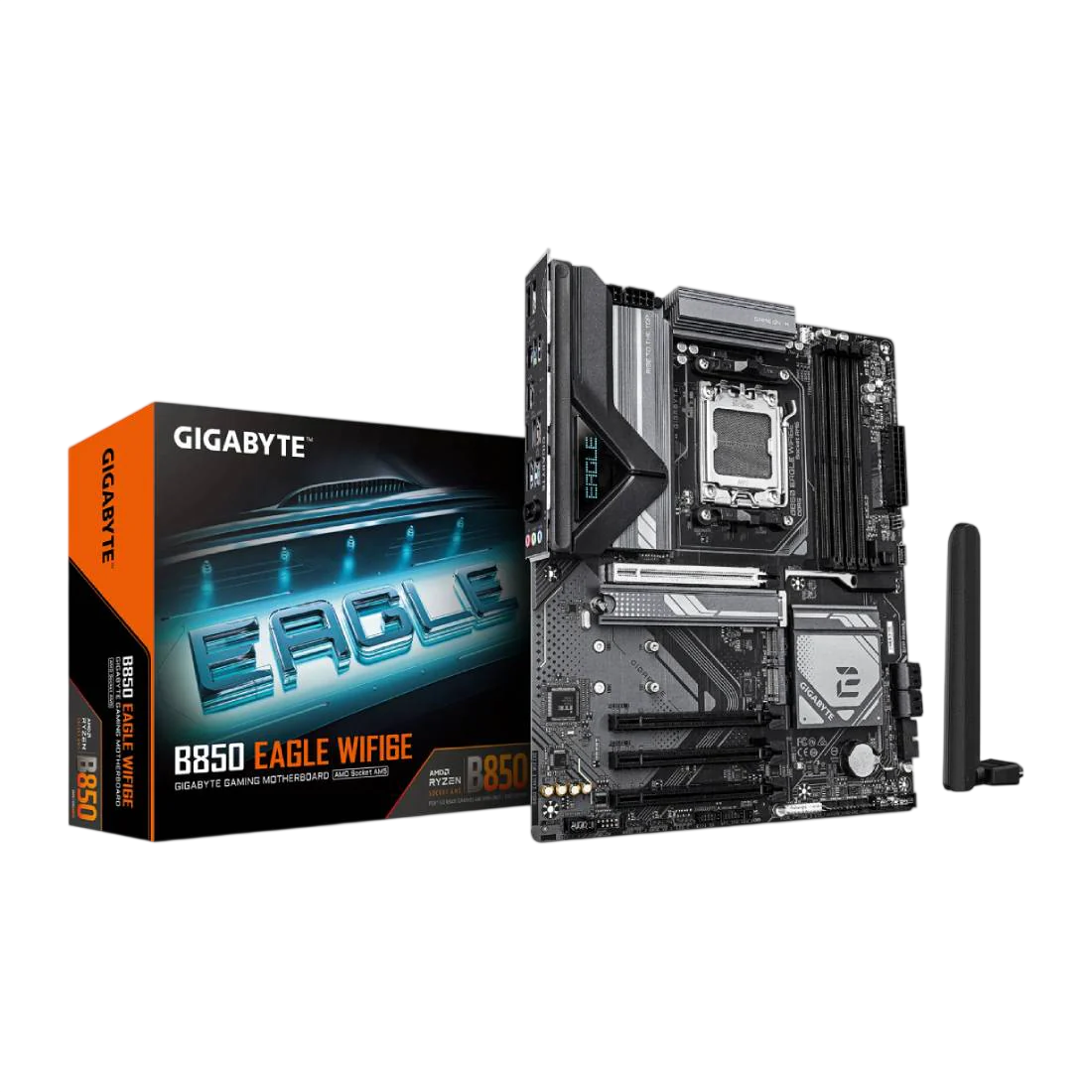 GIGABYTE B850 EAGLE WiFi 6E Motherboard – AMD B850 AM5 ATX DDR5 PCIe 5.0 Gaming Motherboard