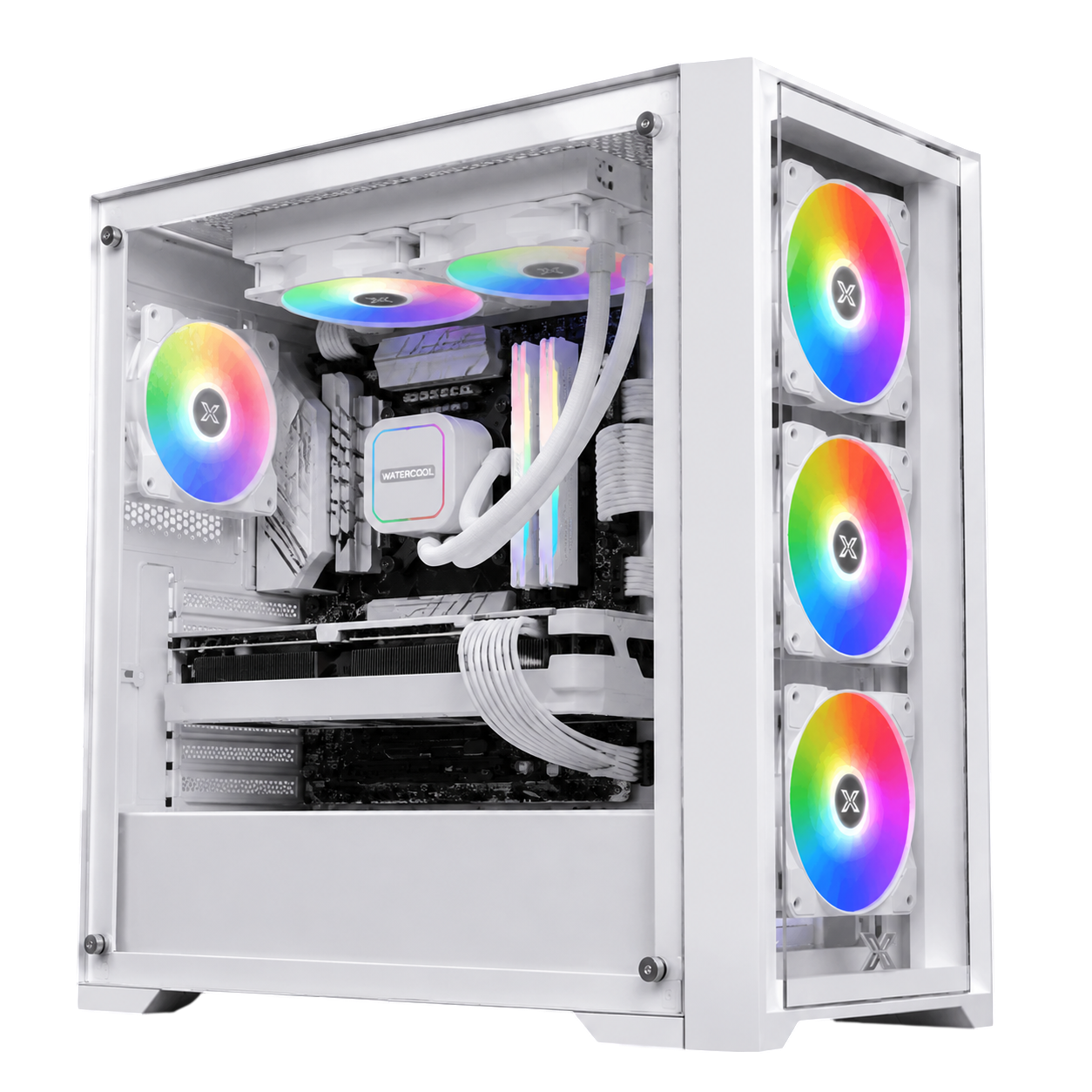 Intel Core i5-14400F Gaming PC | RTX 4060 8GB White Edition | 16GB DDR4 | 512GB NVMe | White Build