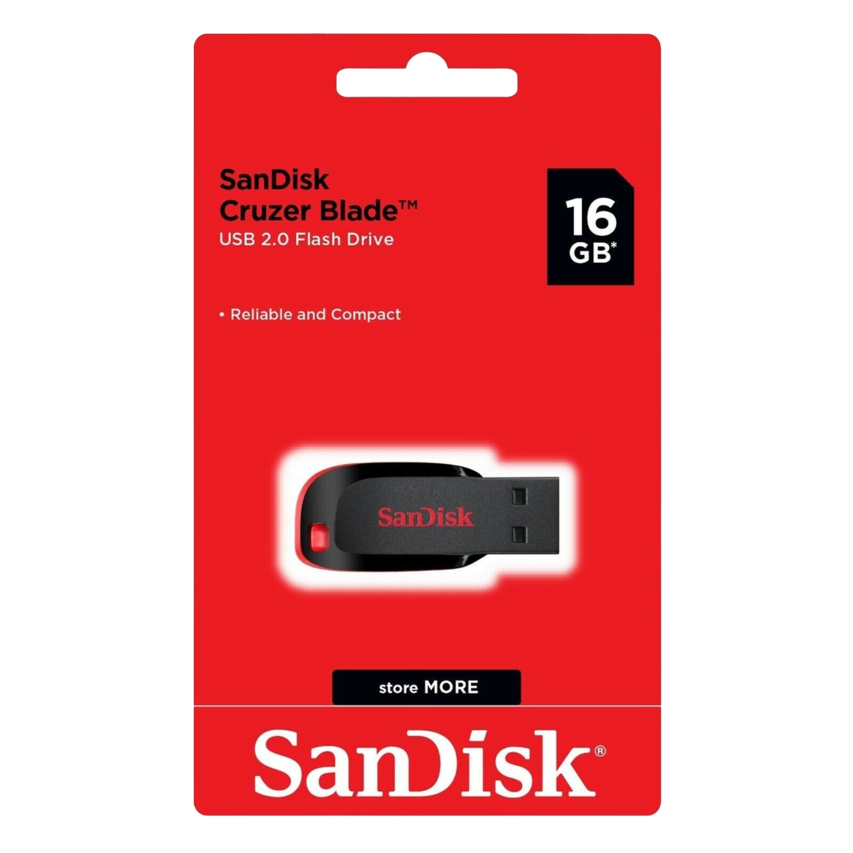 SanDisk Cruzer Blade – USB 2.0 Flash Drive 16GB