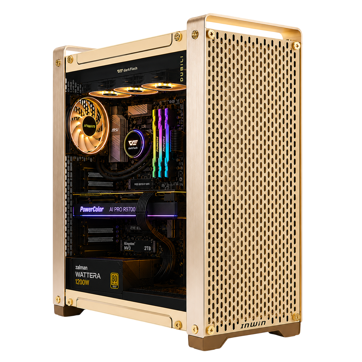 AMD Ryzen 9 9950X3D ProArt Workstation PC – RTX 5080 16GB, 32GB DDR5 7200MHz, PCIe 5.0 SSD