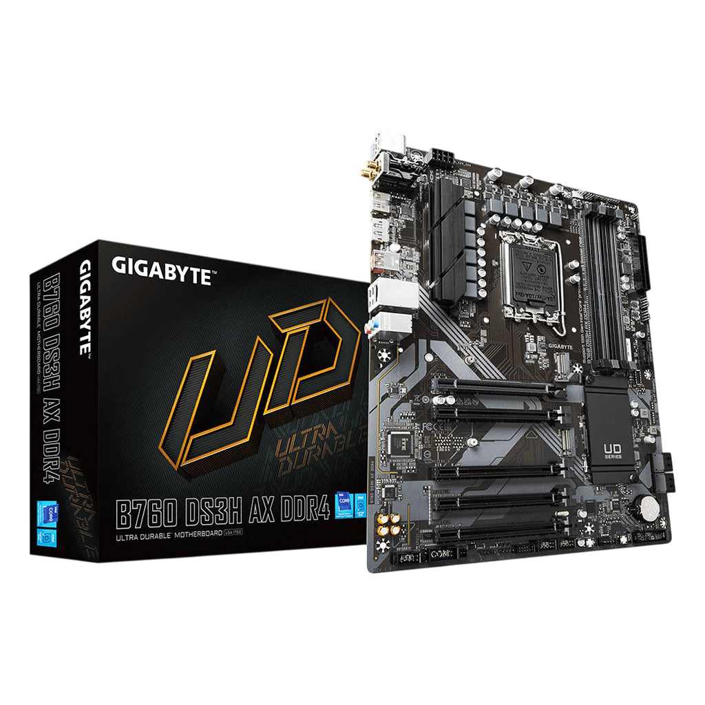 GIGABYTE B760 DS3H AX DDR4 ATX Motherboard