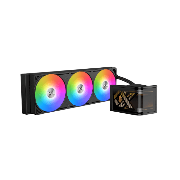 XIGMATEK CONNECT ULTRA 360 Black Curved OLED LCD ARGB AIO Liquid CPU Cooler