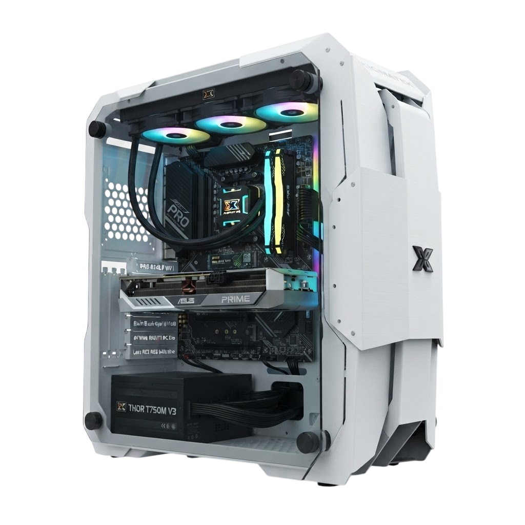 AMD Ryzen 5 9600X Gaming PC – ASUS RX 9070 OC Evo 16GB, 32GB DDR5, 1TB NVMe, 360mm Liquid Cooling