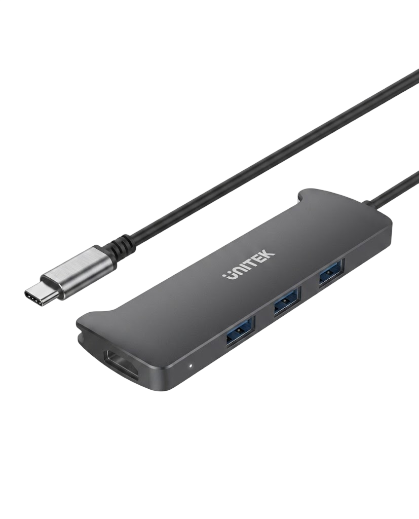 UNITEK USB 3.1 Type-C 3-Port Hub + HDMI Converter (V300ABK)