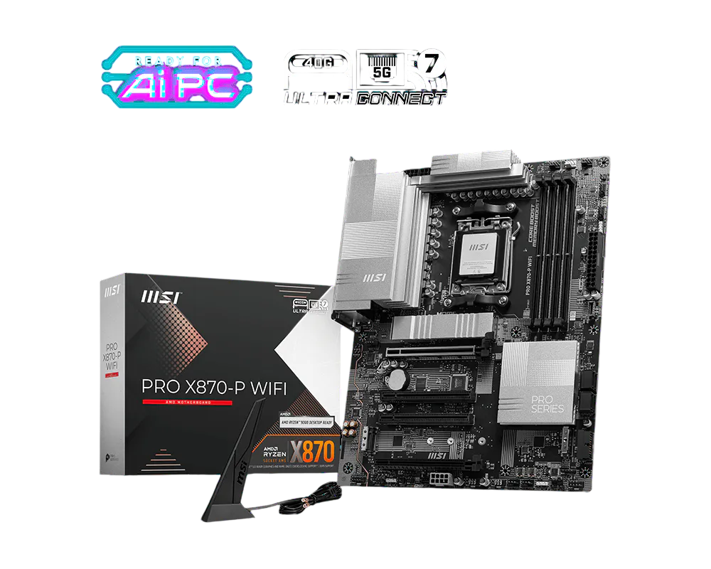 MSI PRO X870-P WIFI AM5 ATX Motherboard