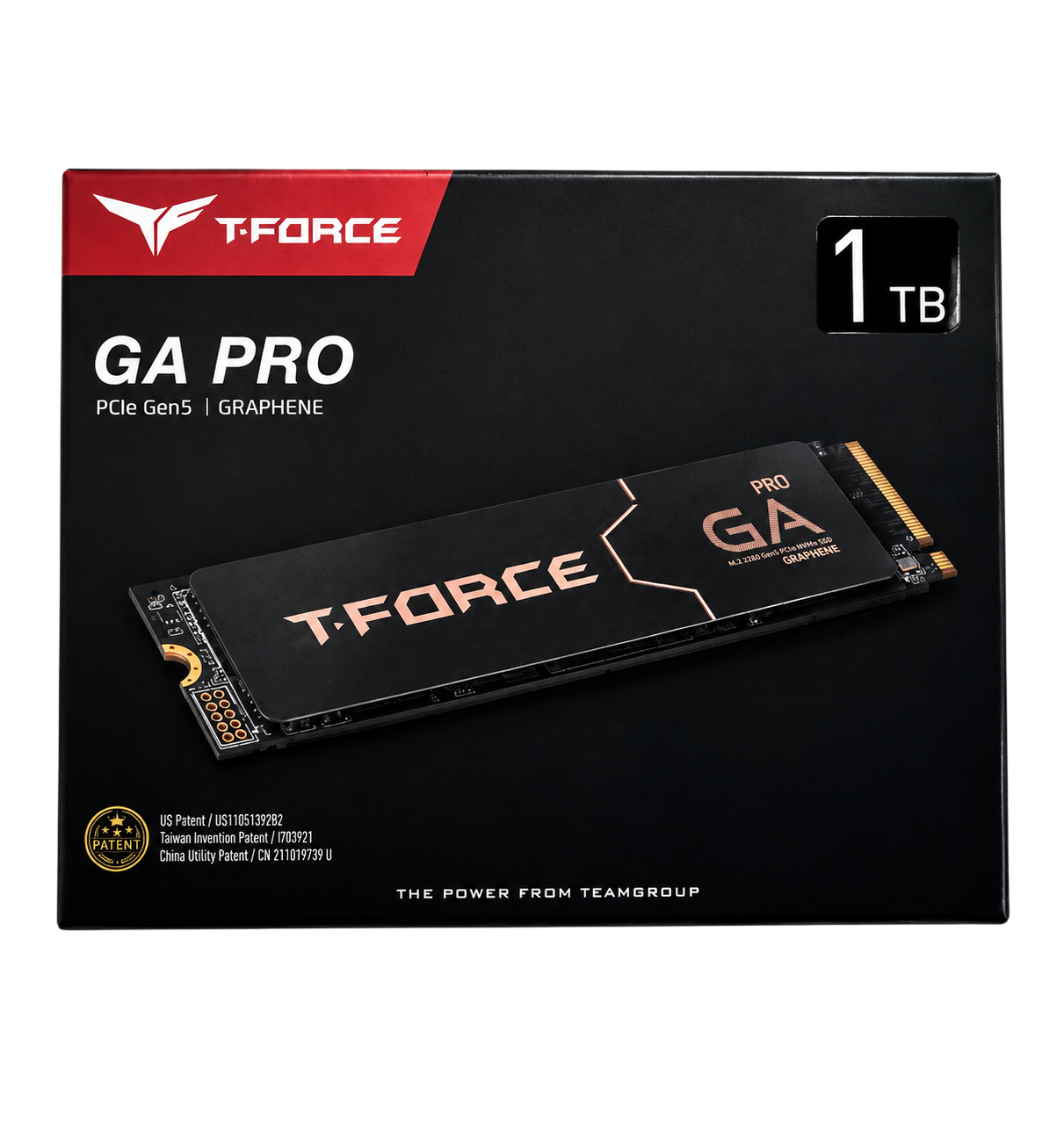 T-FORCE GE PRO 1TB PCIe 5.0 NVMe M.2 SSD – Up to 11,000MB/s