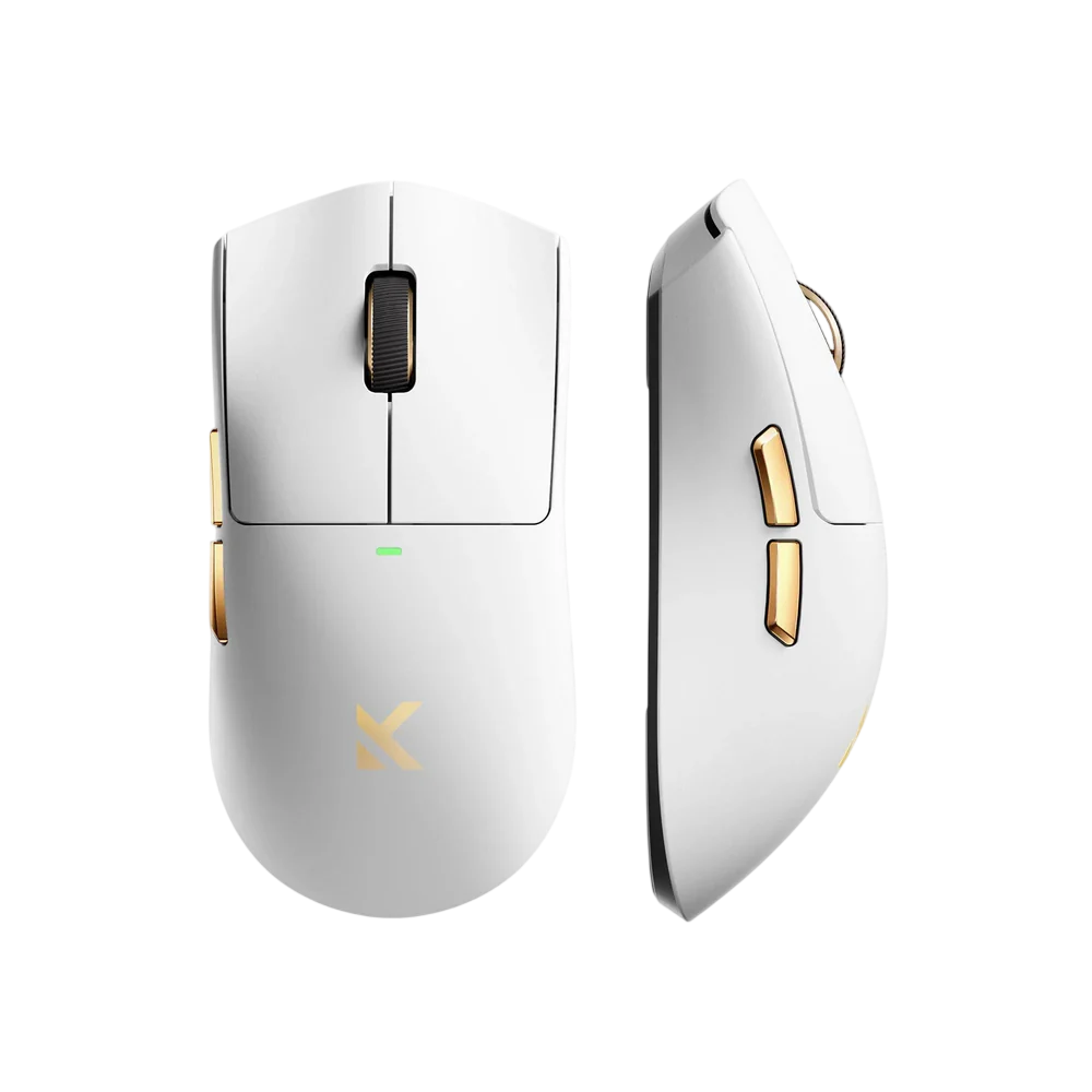 MCHOSE K7 Ultra Lightweight Wireless Gaming Mouse WHITE GOLD