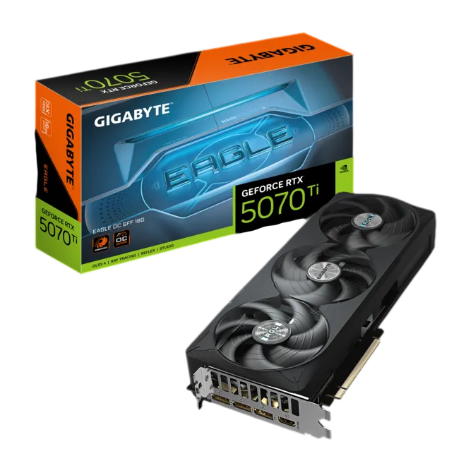 GIGABYTE GeForce RTX 5070 Ti EAGLE OC 16GB GDDR7 Graphics Card