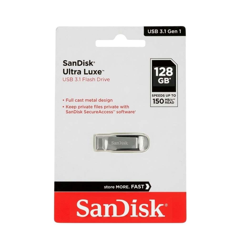 SanDisk Ultra Flair USB 3.0 Flash Drive – 128GB
