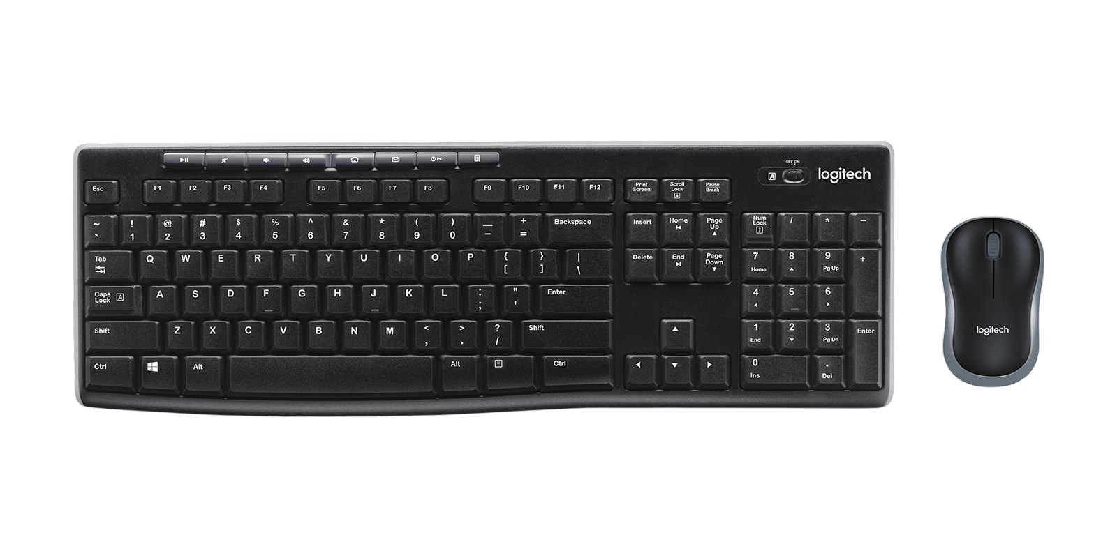 Logitech Mk270 Wireless Keyboard And Mouse Combo