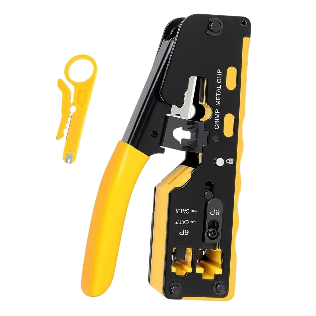 Cat7 Passthrough Crimping Tool
